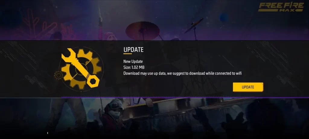 Free Fire max update version